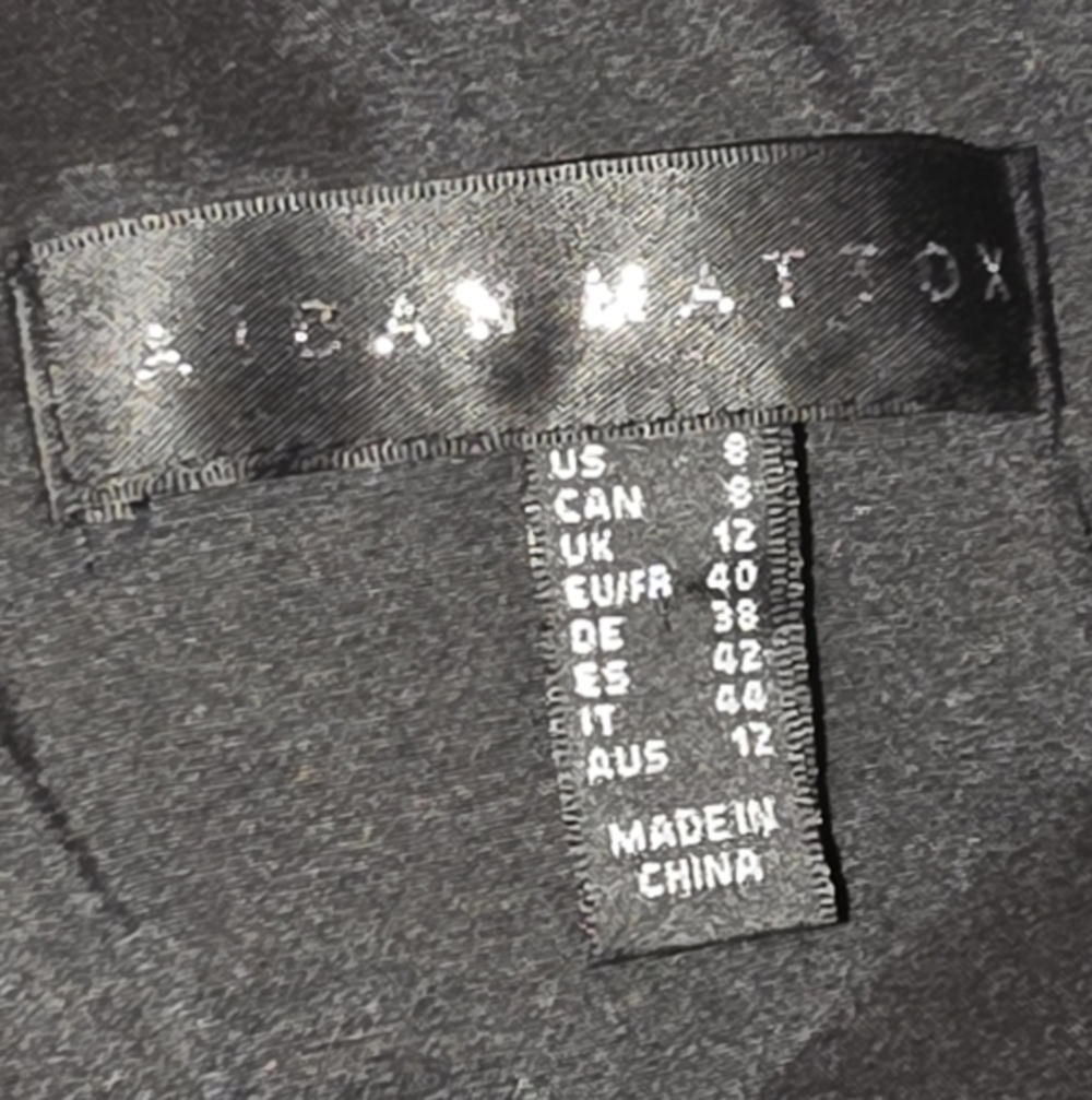 Aidan Mattox Flutter-Sleeve Burn Velvet A-Line Gown Surplice neck Size 8 $350 - Picture 15 of 15